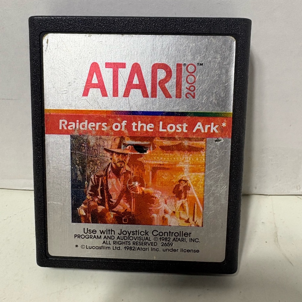 Atari Raiders of the Lost Ark Game Cartridge